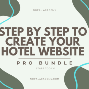 Pro Bundle: Get the Step by Step to Create Your Hotel Website